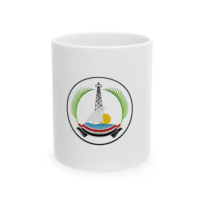 Old Flag of Basra Governorate (Iraq) White Coffee Mug 11oz - Go Mug Yourself