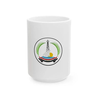 Old Flag of Basra Governorate (Iraq) White Coffee Mug 15oz - Go Mug Yourself