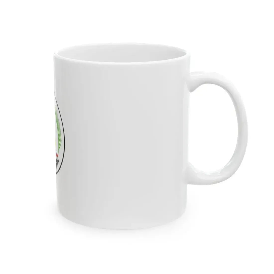 Old Flag of Basra Governorate (Iraq) White Coffee Mug - Go Mug Yourself