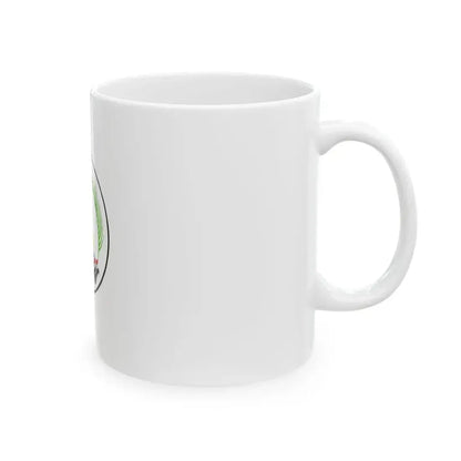 Old Flag of Basra Governorate (Iraq) White Coffee Mug - Go Mug Yourself