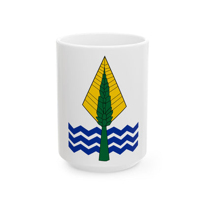 Old Flag of New Valley Governorate Egypt (Egypt) White Coffee Mug-15oz-Go Mug Yourself