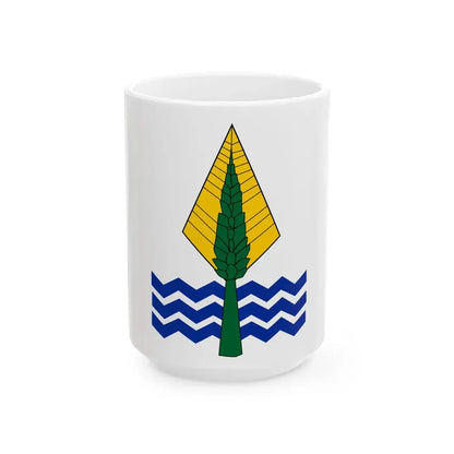 Old Flag of New Valley Governorate Egypt (Egypt) White Coffee Mug 15oz - Go Mug Yourself