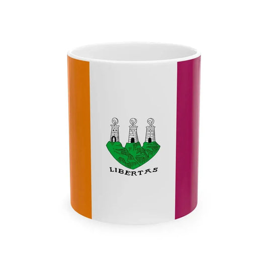Old Flag of San Marino 1 (San Marino) White Coffee Mug 11oz - Go Mug Yourself