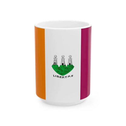 Old Flag of San Marino 1 (San Marino) White Coffee Mug 15oz - Go Mug Yourself