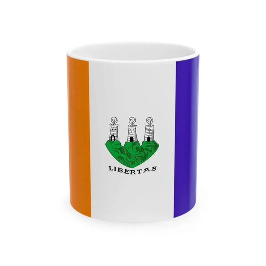 Old Flag of San Marino 2 (San Marino) White Coffee Mug 11oz - Go Mug Yourself