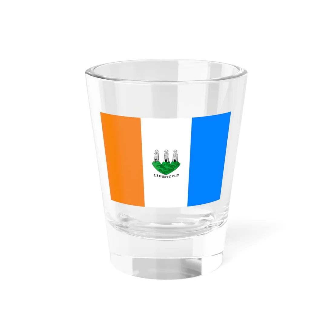 Old Flag of San Marino 3 (San Marino) Shot Glass 1.5oz 1.5oz - Go Mug Yourself