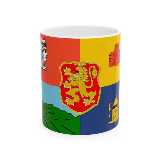 Old Flag of Sofia (Bulgaria) White Coffee Mug-11oz-Go Mug Yourself