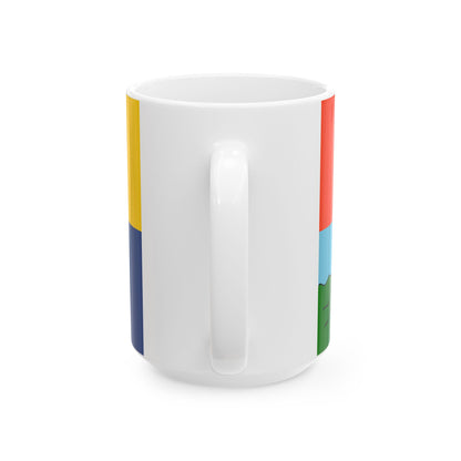 Old Flag of Sofia (Bulgaria) White Coffee Mug-Go Mug Yourself