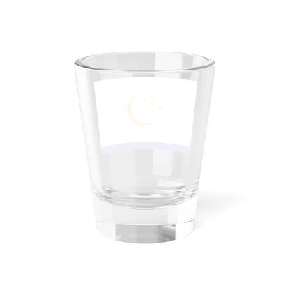 Old Flag of the Turkmen Naval Forces (Turkmenistan) Shot Glass 1.5oz - Go Mug Yourself