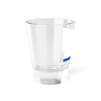 Old Flag of the Turkmen Naval Forces (Turkmenistan) Shot Glass 1.5oz - Go Mug Yourself