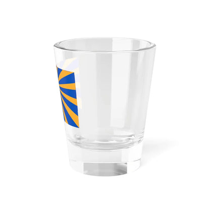 Old Flag of the Turkmenistan Air Forces (Turkmenistan) Shot Glass 1.5oz - Go Mug Yourself
