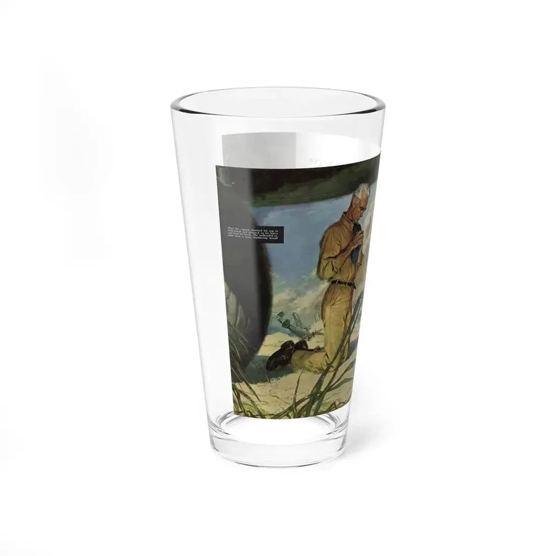 Old Folks, Collier's, April 12, 1952 (Magazine Illustration) Pint Glass 16oz - Go Mug Yourself