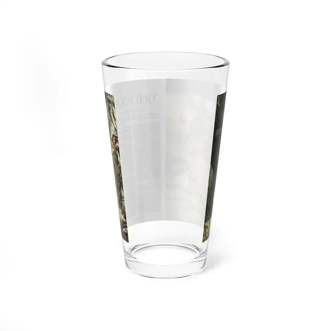 Old Folks, Collier's, April 12, 1952 (Magazine Illustration) Pint Glass 16oz - Go Mug Yourself