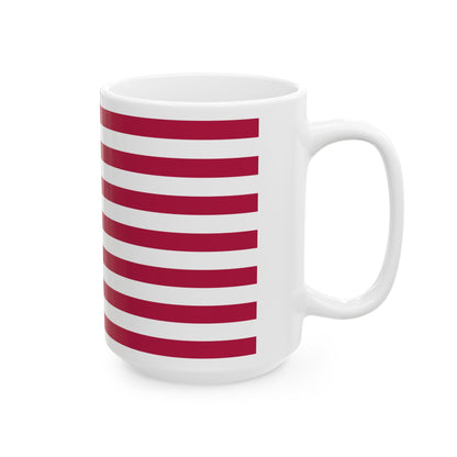 Old Glory (United States) White Coffee Mug-Go Mug Yourself