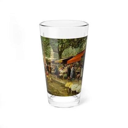 Old Lady in Black - Valencia, 1969 (Magazine Illustration) Pint Glass 16oz 16oz - Go Mug Yourself