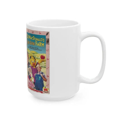 OLD MACDONALDS SING ALONG FARM (VHS COVER) - White Coffee Mug - Go Mug Yourself