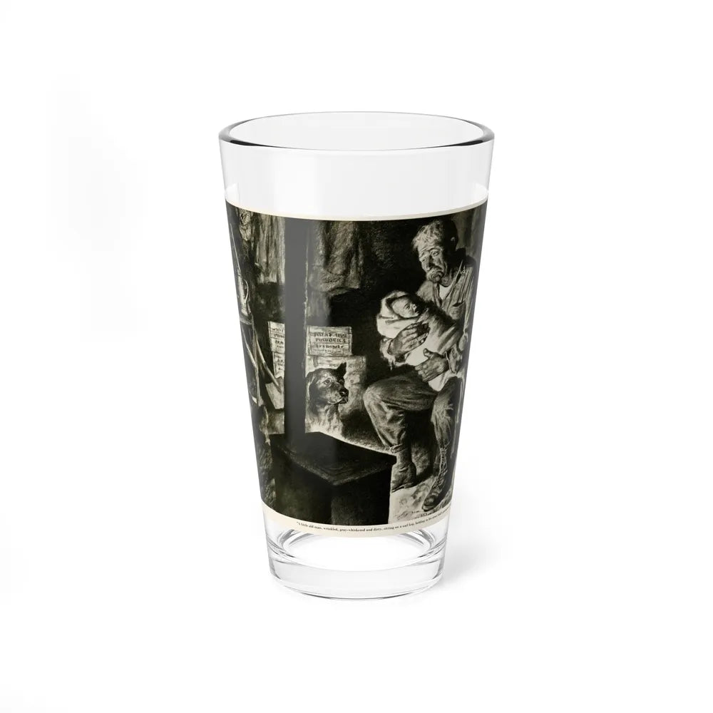 Old Matt, 1949 (Magazine Illustration) Pint Glass 16oz-16oz-Go Mug Yourself