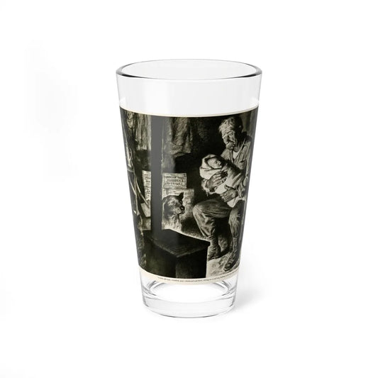 Old Matt, 1949 (Magazine Illustration) Pint Glass 16oz-16oz-Go Mug Yourself