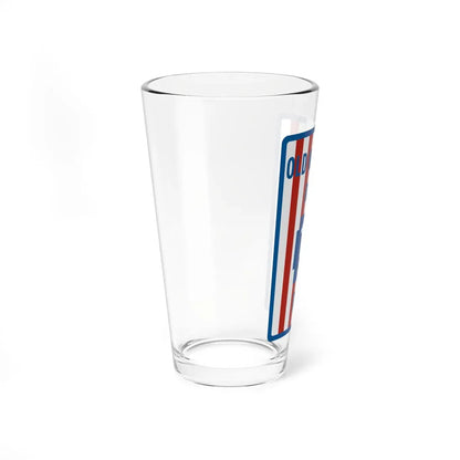 Old National Road Tour 14 (Ohio) (Road Sign) Pint Glass 16oz - Go Mug Yourself