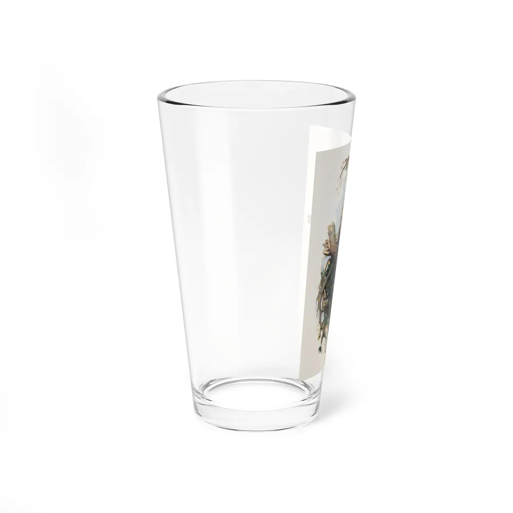 Old Scout (Magazine Illustration) Pint Glass 16oz-Go Mug Yourself