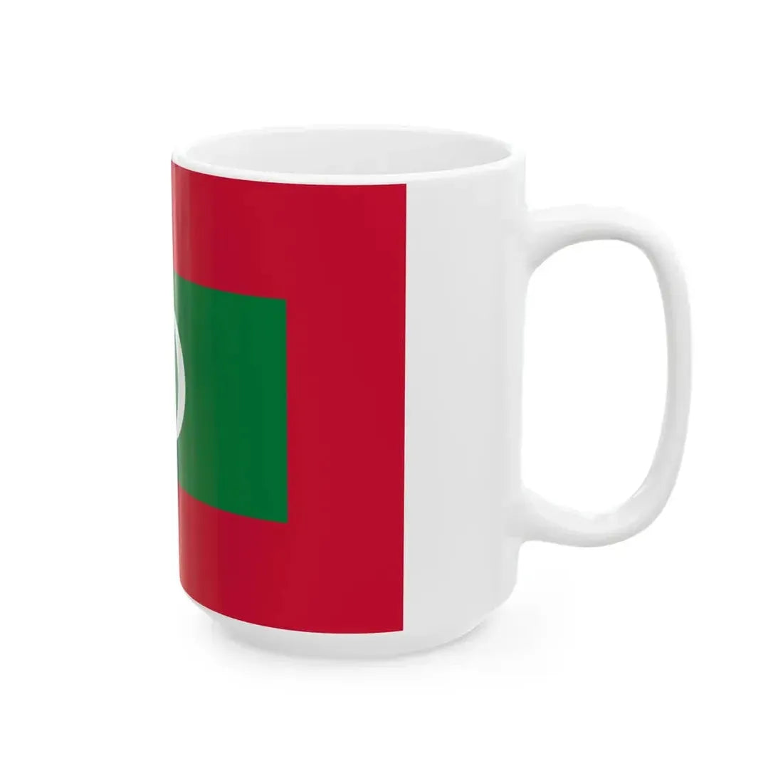 Old State Flag of Maldives (Maldives) White Coffee Mug - Go Mug Yourself