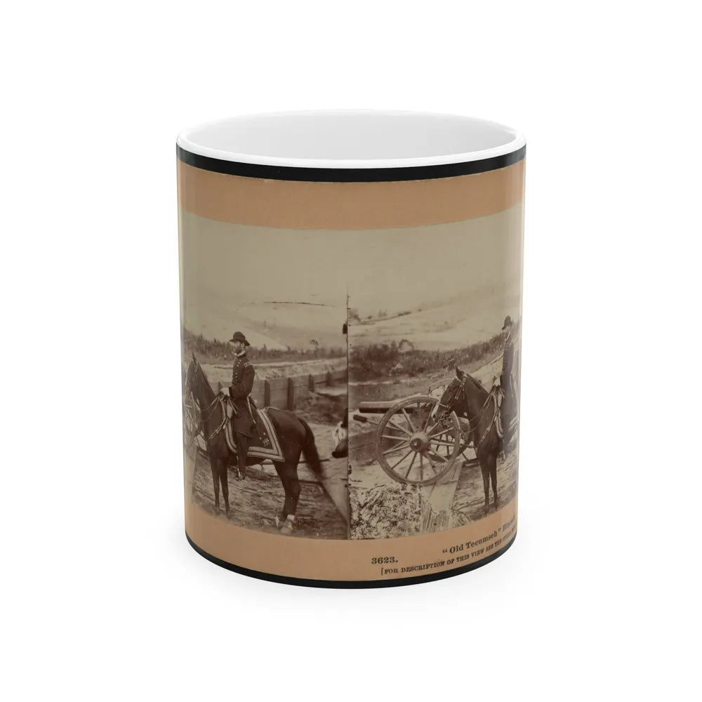 Old Tecumseh Himself (U.S. Civil War) White Coffee Mug-11oz-Go Mug Yourself