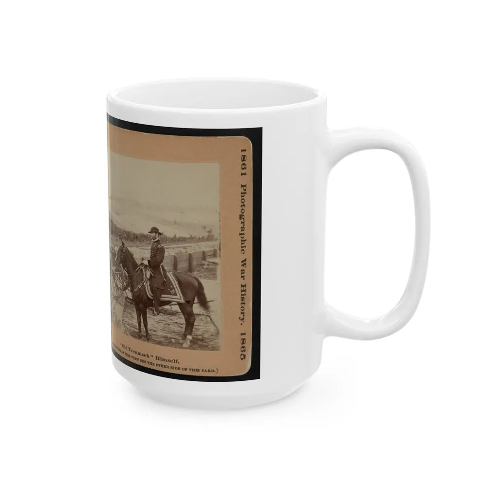 Old Tecumseh Himself (U.S. Civil War) White Coffee Mug-Go Mug Yourself