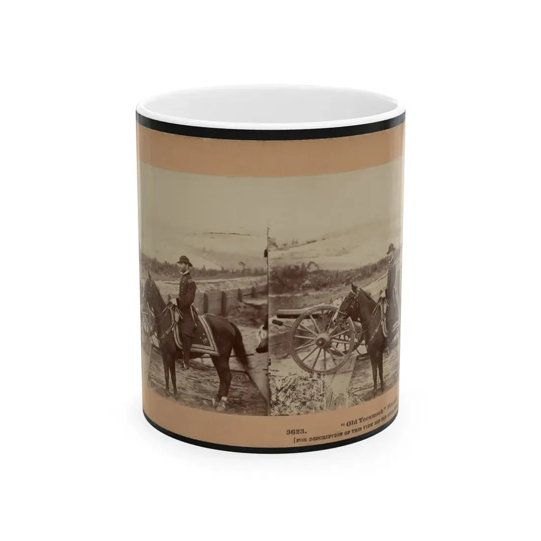 Old Tecumseh  Himself (U.S. Civil War) White Coffee Mug 11oz - Go Mug Yourself