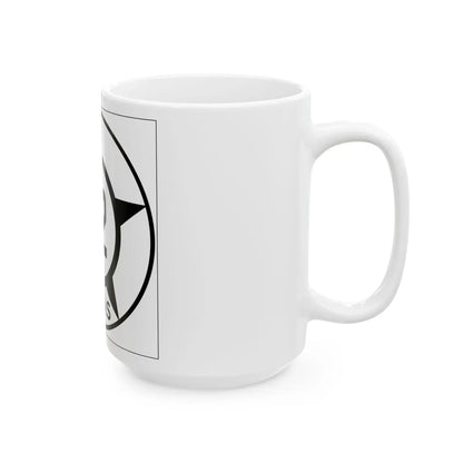 Old Texas 22 (Texas) (Road Sign) White Coffee Mug - Go Mug Yourself