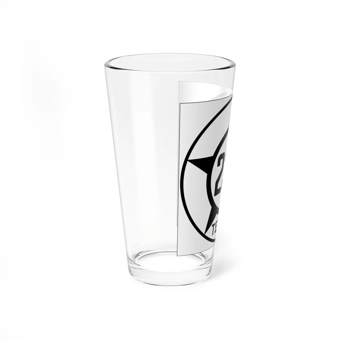 Old Texas 23A (Texas) (Road Sign) Pint Glss 16oz - Go Mug Yourself