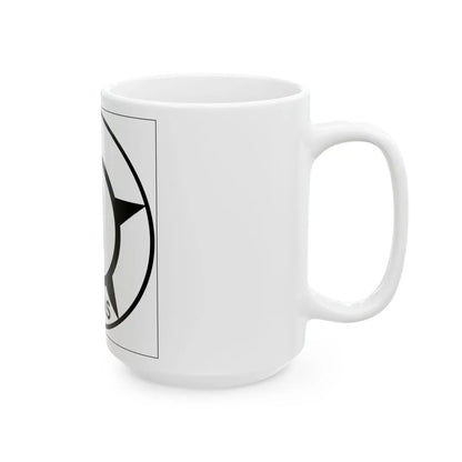 Old Texas 3 (Texas) (Road Sign) White Coffee Mug - Go Mug Yourself
