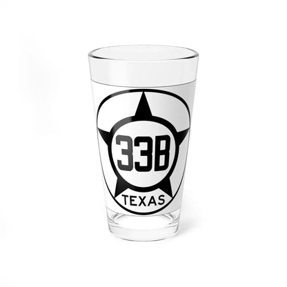 Old Texas 33B (Texas) (Road Sign) Pint Glass 16oz 16oz - Go Mug Yourself