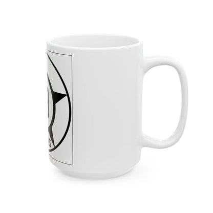 Old Texas 3B (Texas) (Road Sign) White Coffee Mug - Go Mug Yourself