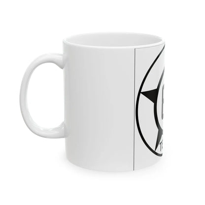 Old Texas 84 (Texas) (Road Sign) White Coffee Mug - Go Mug Yourself