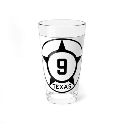 Old Texas 9 (Texas) (Road Sign) Pint Glss 16oz 16oz - Go Mug Yourself