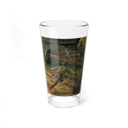 Old Yeller, Part One, Collier's, June 8, 1956 (Magazine Illustration) Pint Glass 16oz-16oz-Go Mug Yourself