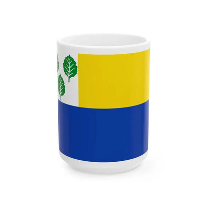 Oldebroek vlag (Netherlands) White Coffee Mug 15oz - Go Mug Yourself