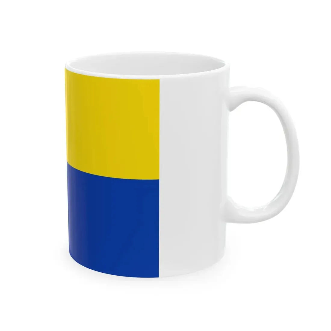 Oldebroek vlag (Netherlands) White Coffee Mug - Go Mug Yourself