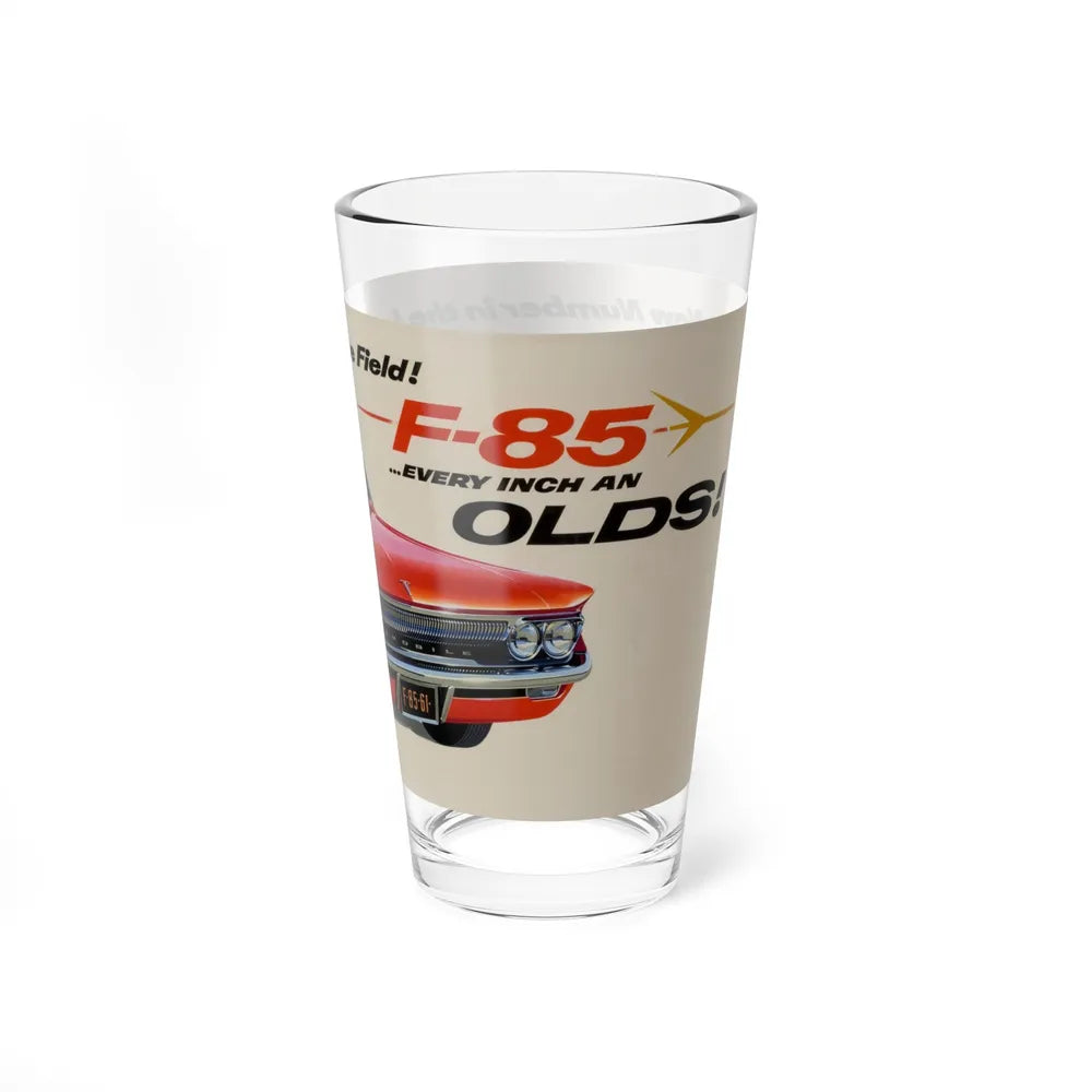 Oldsmobile F-85 advertisement (Magazine Illustration) Pint Glass 16oz-Go Mug Yourself