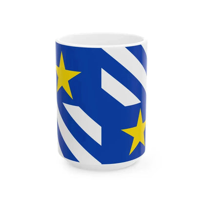 Olen vlag (Belgium) White Coffee Mug 15oz - Go Mug Yourself