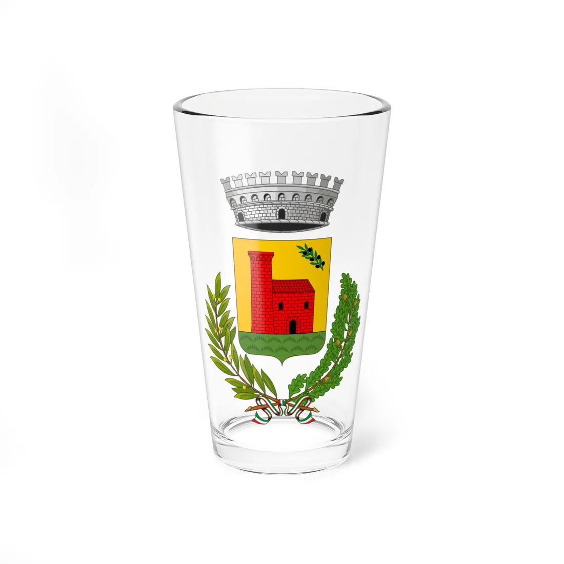Olivadi-Stemma (Italy) (Coat of Arms) Pint Glass 16oz 16oz - Go Mug Yourself