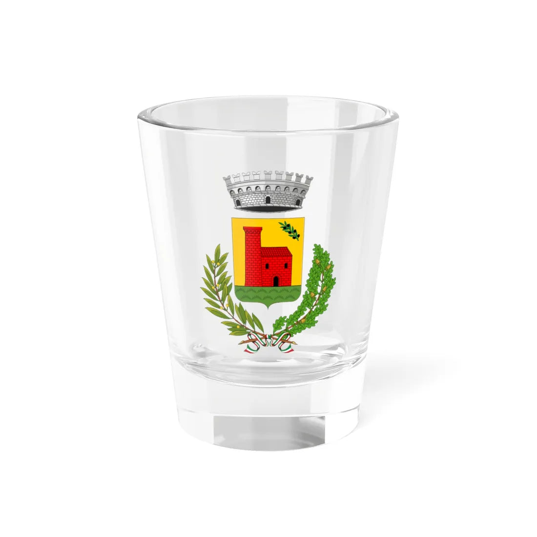 Olivadi-Stemma (Italy) (Coat of Arms) Shot Glass 1.5oz 1.5oz - Go Mug Yourself