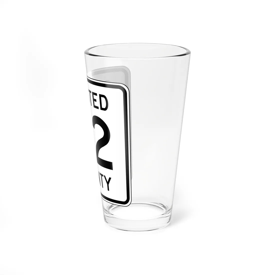 Olmsted County Route 112 MN (Minnesota) (Road Sign) Pint Glass 16oz - Go Mug Yourself