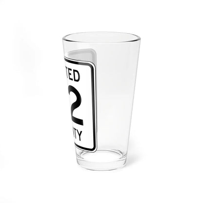 Olmsted County Route 112 MN (Minnesota) (Road Sign) Pint Glass 16oz - Go Mug Yourself