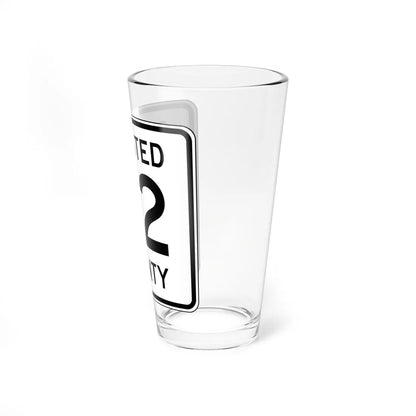 Olmsted County Route 22 (Minnesota) (Road Sign) Pint Glss 16oz - Go Mug Yourself