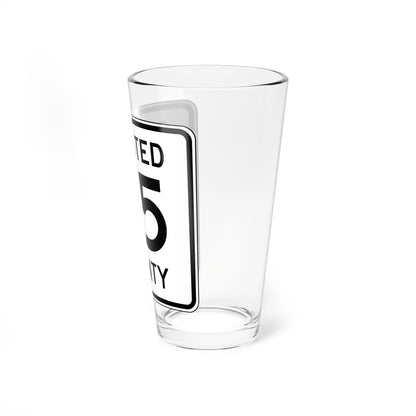 Olmsted County Route 25 (Minnesota) (Road Sign) Pint Glss 16oz - Go Mug Yourself