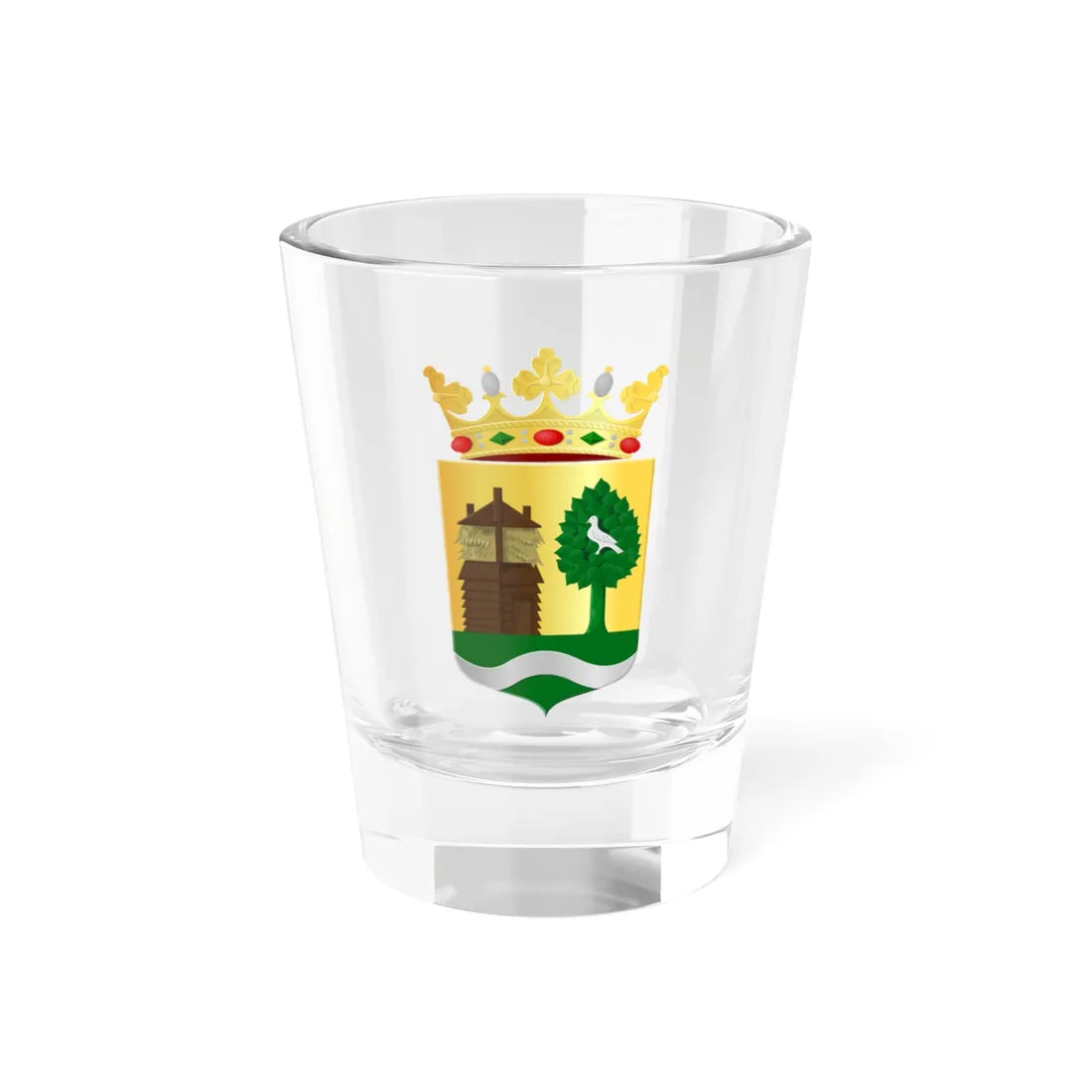 Olst-Wijhe wapen (Netherlands) (Coat of Arms) Shot Glass 1.5oz - Go Mug Yourself