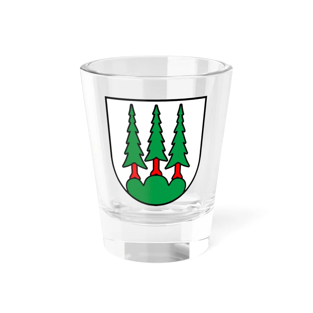 Olten-blason (Switzerland) (Coat of Arms) Shot Glass 1.5oz - Go Mug Yourself