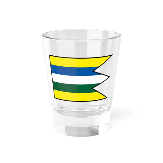 Omastina Banovce Nad Bebravou Flag (Slovakia) Shot Glass 1.5oz 1.5oz - Go Mug Yourself