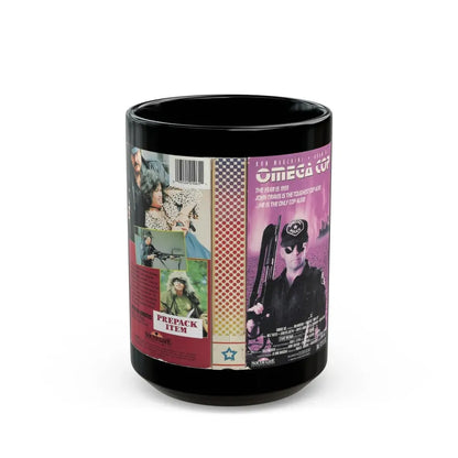 OMEGA COP (VHS COVER) - Black Coffee Mug 15oz - Go Mug Yourself